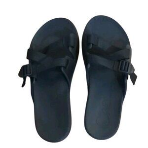Chaco Chillos sz 11 Men's Slide Sandal, Black, flip flop adjustable